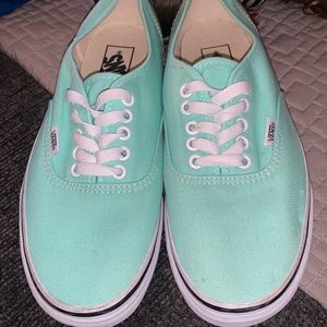 Brand new men’s mint green vans